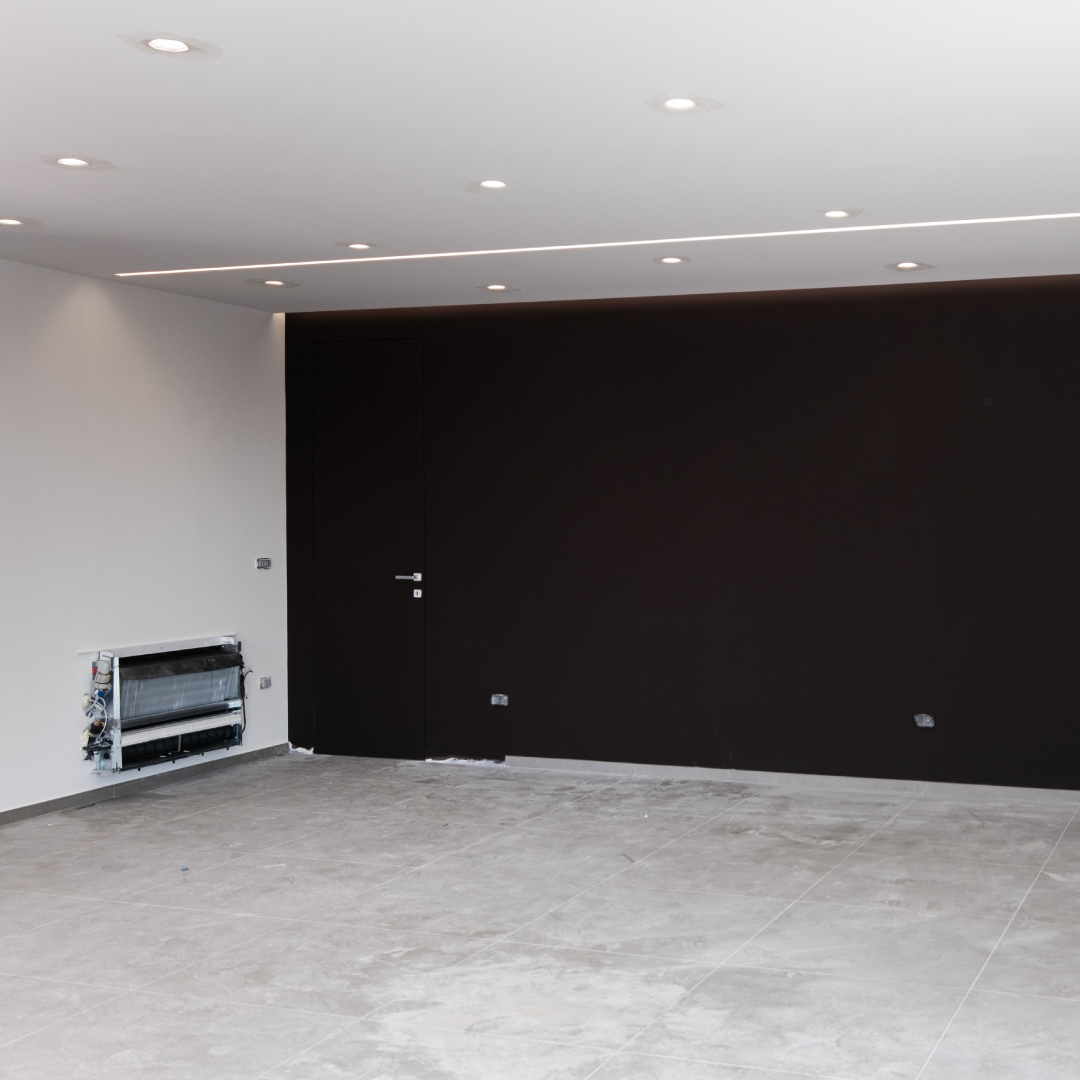 impianti-MEP-VMC-1080x1080px-B Canali della ventilazione meccanica controllata integrati in un vano tecnico di una struttura a secco